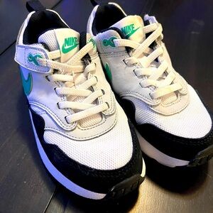 Nike Air Max 1 Easyon PS White Stadium Green Kids Preschool 12C